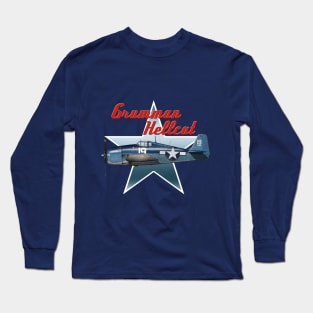 Grumman F6F-5 Hellcat “White 19” Long Sleeve T-Shirt